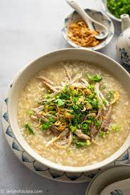 pressure cooker chicken congee with brown rice delightful plate recipe pressure cooker chicken pork congee recipe rice congee