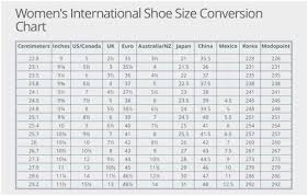 You Will Love Shoe Conversion Chart Women To Kids Shoe Size