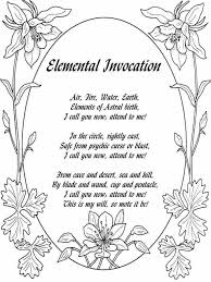 Elemental Invocation Sacred Circle Witch Spell Witchcraft