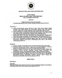 Sk perangkat desa 2020 pdf. Https Jdih Baliprov Go Id Berita 2020 Keputusan Majelis Desa Adat Provinsi Bali Nomor 08skmda Pbalix2020 Tentang Pembatasan Kegiatan Unjuk Rasa Di Wewidangan Desa Adat Di Bali Selama Gering Agung Covid 19