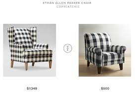 Black And White Buffalo Plaid Rocking Chair Cushions Daily Find Ethan Allen Parker Chair Copycatchic Chair Mid Century Dining Chairs Contemporary Dining Chairs