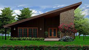 That is because it has 4 sloping sides. Warm Cozy Feel Slant Roof Tiny Cabin Cottage Home Digital Illustration Small House Design Ideas Youtube