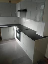 Dark grey kitchen units ukzn moodle 2019 huji. Wickes Madison Grey Gloss Handleless Wall Unit 300mm Wickes Co Uk