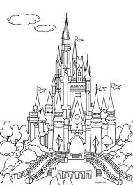 1 x book, separate sheets. Magic Kingdom Coloring Pages Shefalitayal