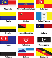 Jalur gemilang dan bendera negeri negeri dalam malaysiabendera malaysia mengandungi 14 jalur merah dan putih (melintang) yang sama lebar bermula dengan jalur merah disebelah atas dan berakhir dengan jalur putih di sebelah bawah,tanda keanggotaan yang sama dalam persekutuan 13 buahnegeri. Bendera 14 Buah Negeri Malaysia Bendara Bendara Di Malaysia