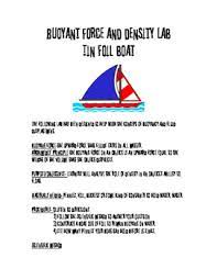 Stem Tin Foil Boat Lab Archimedes Principle Fun And Easy Lab To Reinforce Foil Boat Scientific Method Principles