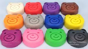 Learn Colors Play Doh Teddy Bear Peppa Pig Strawberry Princess Hello Kit Learning Colors Hello Kit Toy Collection