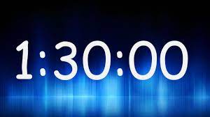 If you want to start again and set timer for 1 hour or set alarm for 1 hour, just press the reset button. 1 Hour 30 Minutes Timer Countdown From 1h 30min Youtube