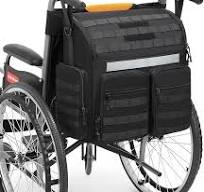 BlesMaller Tasche für Rollstuhl hinten Rollstuhltasche HD Nylon Rollator  Zubehör Aufbewahrungstasche mit Schultergurt & Isolationstasche :  Amazon.de: ...