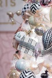 All you need for the festive season. Blush Pink White And Black Christmas Tree And 20 Other Christmas Tree Decorating Ideas