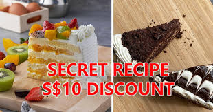 Secret recipe promises quality food of great variety at value price. Secret Recipe Offering S 10 Discount Off Whole Cakes Valid For Deliveries Takeaways Mustvisit Sg