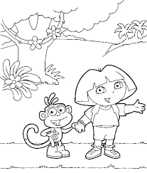 Dora the explorer coloring pages are a fun way for kids of all ages, adults to develop creativity, concentration, fine motor skills, and color recognition. Dora The Explorer 30100 Cartoons Printable Coloring Pages