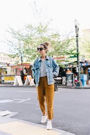 6 Ways To Style An Oversized Denim Jacket The Everygirl A blazer instantly dresses up any outfit. ways to style an oversized denim jacket