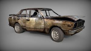 Businesses destroyed, cars torched by daily wire news, aug 24, 2020: Artstation Destroyed Car Michal Bystrek