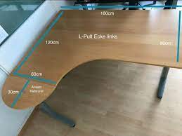 Ikea galant schreibtisch 160x120x80x60 buche. Tisch Ikea Galant Buche L Form Kaufen Auf Ricardo