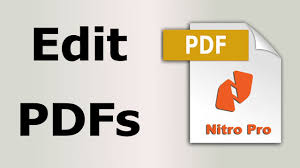 How To Edit A Pdf File Using Nitro Pro Nitro Pro Nitro Pro