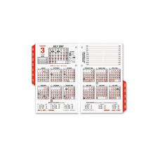 At A Glance Burkhart S Day Counter Daily Calendar Refill White Calendar Refills