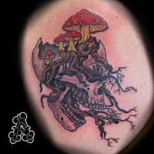 See more ideas about mushroom tattoos, tattoos, stuffed mushrooms. Archetype Tattoo Magica Mushroom Trip By Stolenhearttattoo Magicmushrooms Skull Shroom Custom Facebook