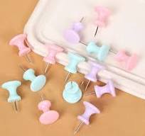 30pcs Pastel Macaron Color * Push Pins - * cm Large * Thumb Tacks for *  Felt Board, Home * Bulletin Boards - Cute Decorative Office Supplies,  Bulletin ...