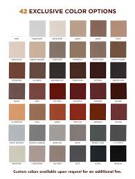 Brick Stain Colors Stayntech Color Chart Brickimaging