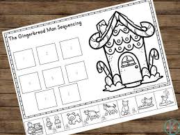 Looking for a free christmas coloring page? Free Gingerbread Man Sequencing Activity