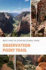 Observation Point Trail In Zion National Park Utah National Parks Blog Zion National Park Photography Zion National Park Most Visited National Parks