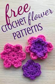 Pretty motif will be great decor on holiday tablecloths, curtains, or clothes. 3 Simple Crochet Flower Patterns With Pictures Stitching Together