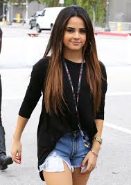Celebrities are the fashion icons for beauty, makeup — and of course, hairstyles. Becky G In Denim Shorts Arrives At Staples Center In Los Angeles Hawtcelebs