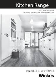 Ideal for areas where space is limited. Kitchen Range Wickes