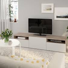 Besta Tv Bench Walnut Effect Light Gray Lappviken Light Gray Ikea Tv Bench Tv Unit Ikea Living Room
