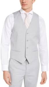 Offering the very best in contemporary craftsmanship and modern design, our men's slim fit suits will ensure that you achieve a streamlined silhouette. Alfani Men S Slim Fit Stretch Solid Suit Vest Created For Macy S Shopstyle