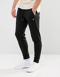 Free shipping & returns available. Polo Ralph Lauren Joggers Cuffed Slim Fit In Black Asos