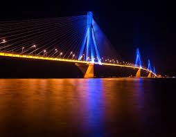 Η γέφυρα, όπως φαίνεται από το ρίο αχαΐας. I Lovegreece Com Gefyra Rioy Antirrioy