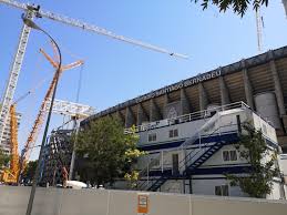 Transport metro line 10 station santiago bernabéu. Santiago Bernabeu Renovation Continues Check Out Latest Photos