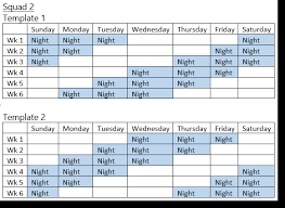 Download monthly employee excel shift rotation template excel format. 3 On 3 Off Schedule Example For Patrol In Your Department