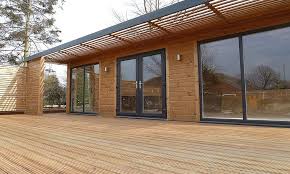 Stomhaus Log Cabin Garden Office Studio Granny Annex Footprint 30 Sq M Garden Log Cabins Garden Cabins Contemporary Cabin