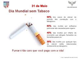 05/2018 - 31 de Maio - Dia Mundial sem Tabaco - HFASP