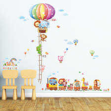 Buy Decowall Dm 1606p1406a Animal Hot Air Balloon Height