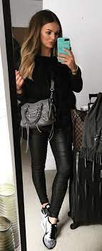 100 Fantastic Winter Outfits To Update Your Wardrobe Outfits Winter Outfits Grey Bag Outfit