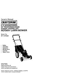Starter pull cord replacement, briggs and stratton, toro, alameda repair shop. Craftsman 917 378320 Product Specifications Manualzz