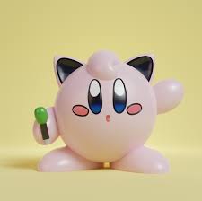 STL file Kirby Jigglypuff Pokemon・3D printing model to download・Cults