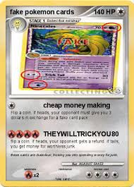 Counterfeit trading cards are a big issue for the games industry, and some of the fakes can be hard to spot. Pokemon Fake Pokemon Cards