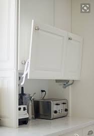 Cabinet Appliance Garage Great Idea For A Clean Counter Top Hide Kitchen Clutter Koksdesign Diy Koket Koksdesigner