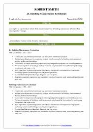 If you have a commitment to hard work, solid skills with people and a proven track record of high quality in your work, this may be the place for you. Building Maintenance Technician Resume Samples Qwikresume