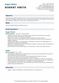 Now, the career summary takes on that responsibility. Bagger Resume Samples Qwikresume