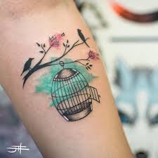 16 Open Minded Birdcage Tattoos Tattoodo