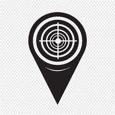 Map Pointer Target Icon Free Vector Illustration Bow Vector Icon