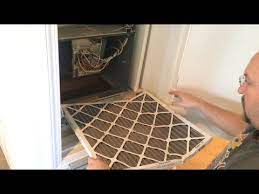 If your filter is particularly dirty, you can try a solution of water and vinegar. Air Conditioner Filter Replacement Youtube
