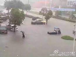 福建暴雨現內澇福鼎街道 黃河滾滾 vehicles road