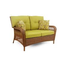 May 27, 2021 · contact martha stewart living customer service. Msl Charlottetown Patio Loveseat In Brown With Green Cushions The Home Depot Canada